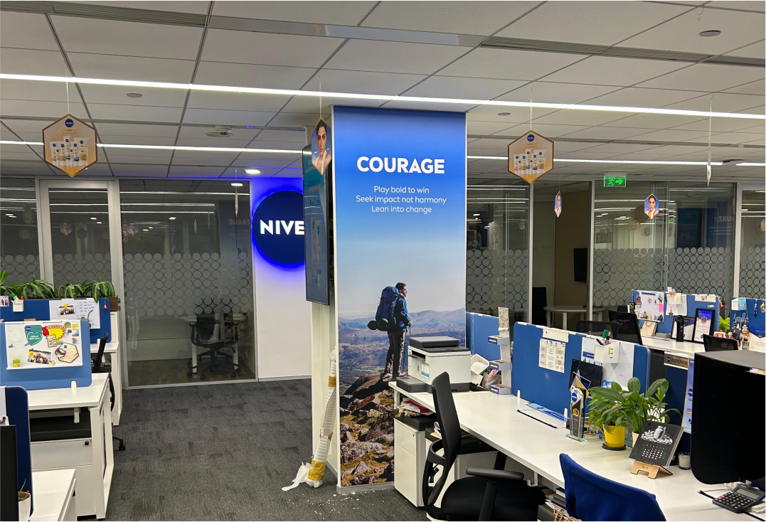 NIVEA Branding Installation